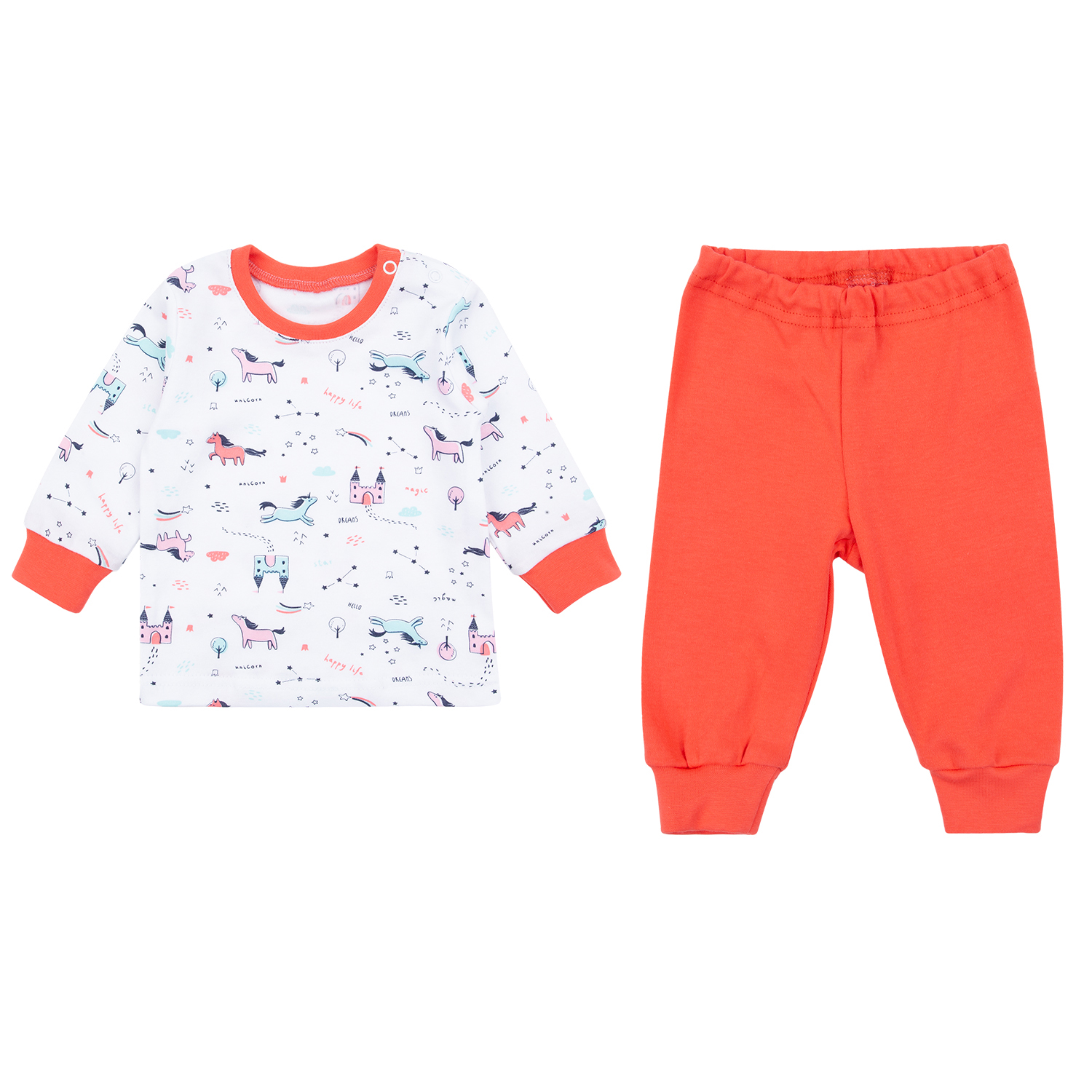 

Пижама джемпер/брюки Leader Kids белый р.80, GL001205349