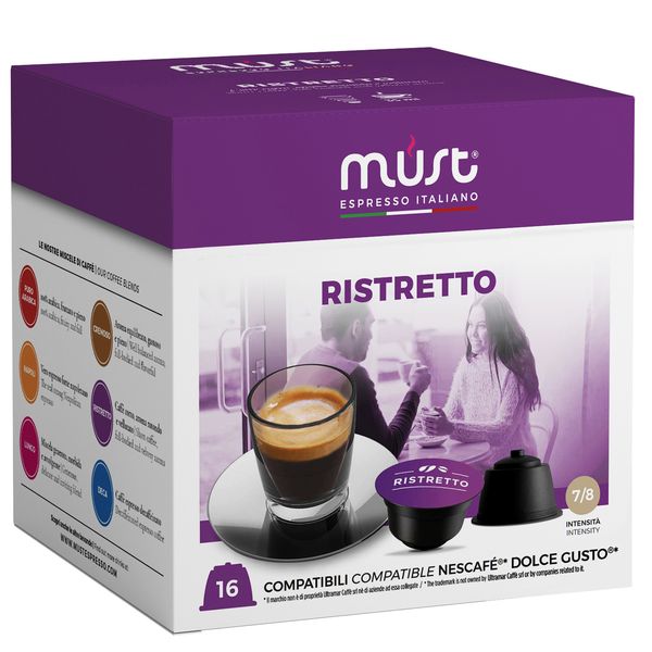 

Кофе в капсулах MUST Ristretto, 16 шт, Ristretto, 16 шт