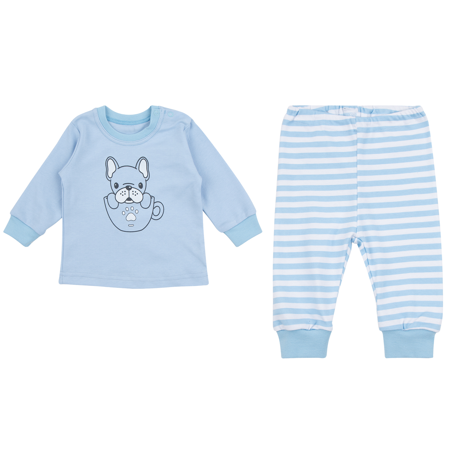 

Пижама джемпер/брюки Leader Kids голубой р.92, GL001205431
