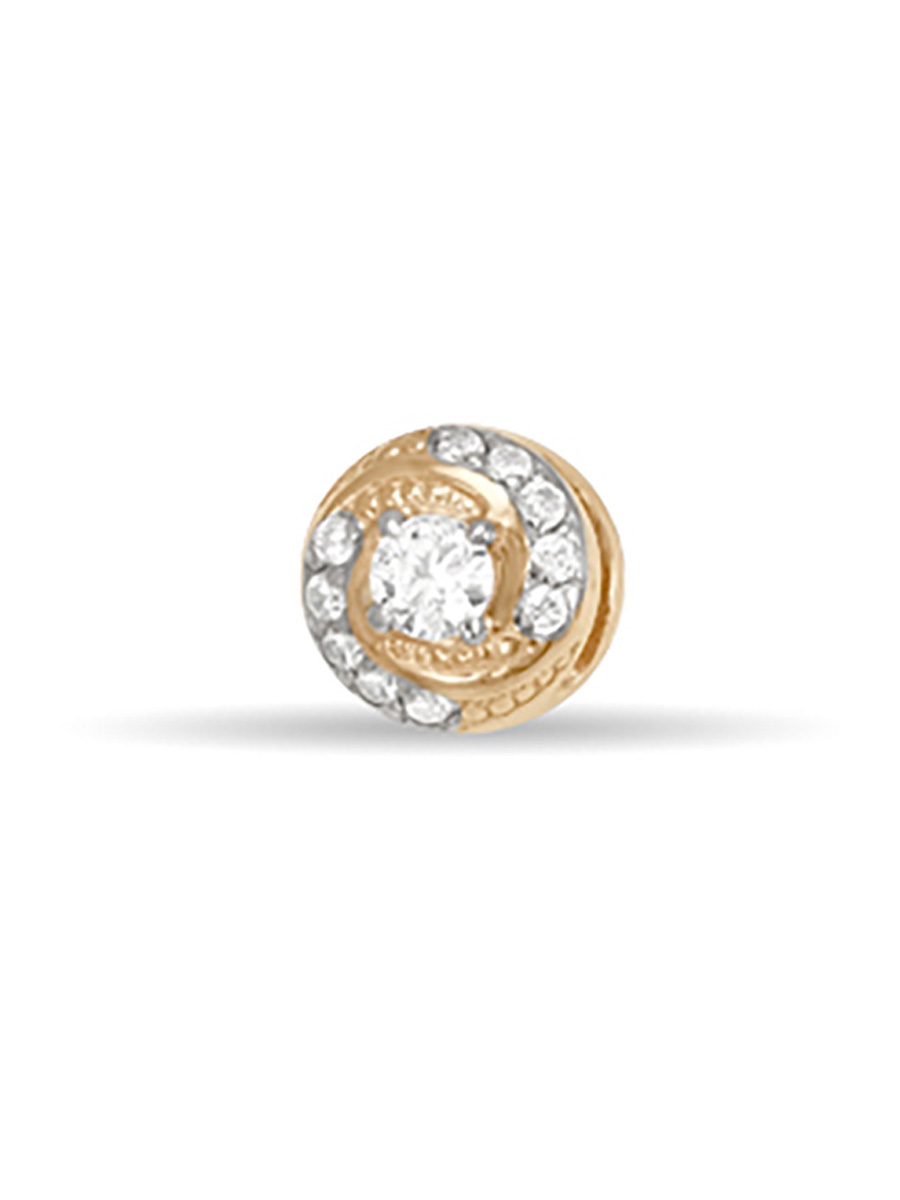 

Подвеска из желтого золота с фианитом ЯХОНТ Ювелирный 178456, 178456