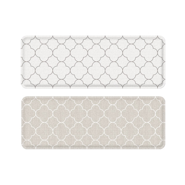 Коврик для куxни Parklon Kitchen Mat Модерн 122x44 см белый