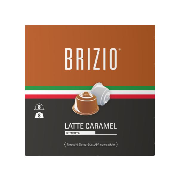 Кофе в капсулах Brizio Latte Caramel Dolce Gusto 16 капсул