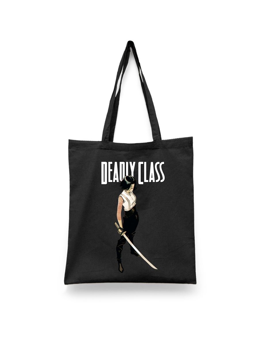 

Шоппер унисекс Каждому Своё Академия смерти/Deadly Class SRAS7, черный, Академия смерти/Deadly Class SRAS7