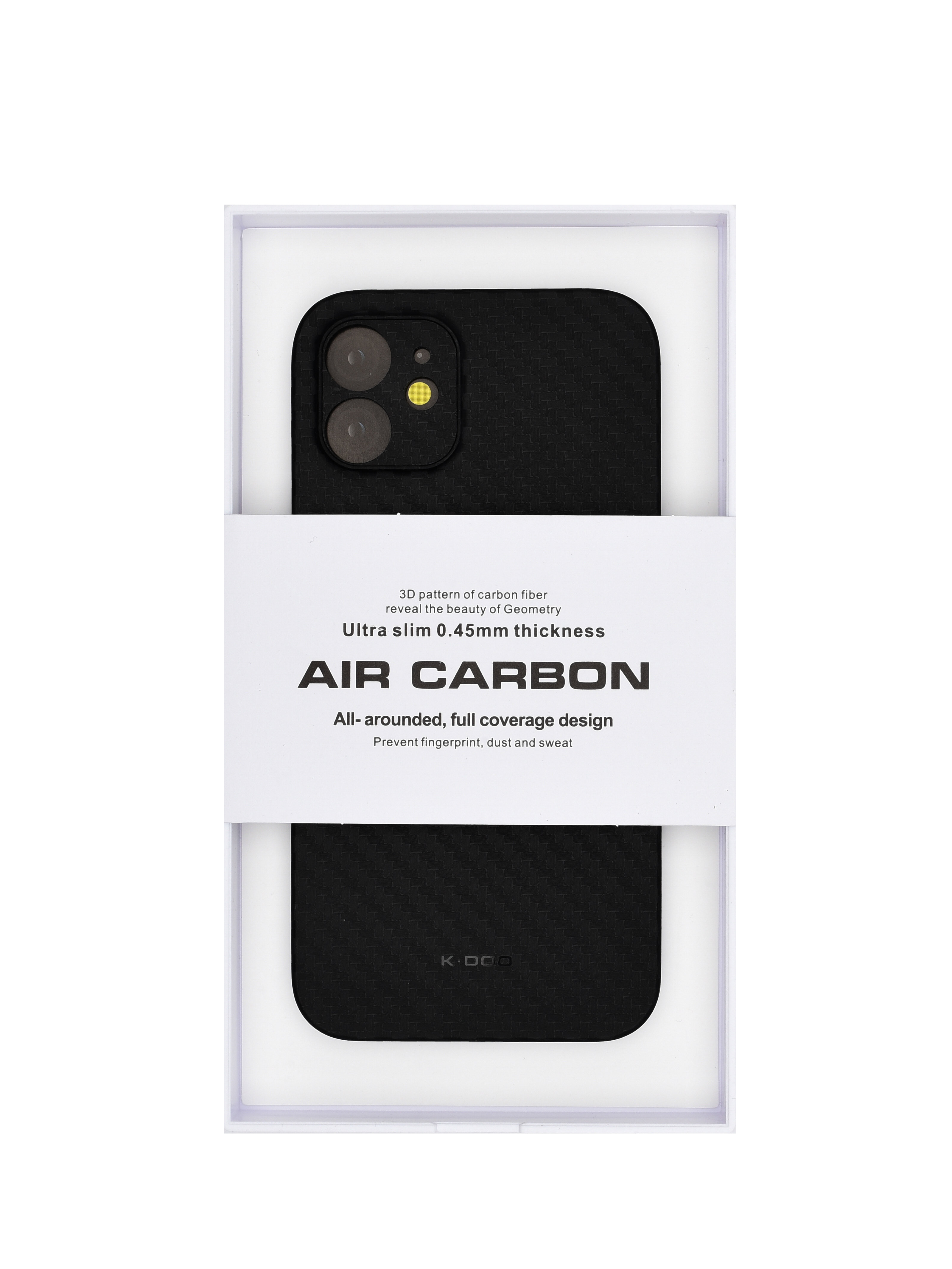 

Чехол для iPhone 11 AIR Carbon-Чёрный, Черный, Apple iPhone 11