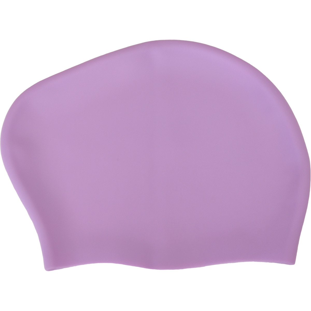 Шапочка для плавания Sportex силиконовая для длинных волос Big Hair Взрослая фиолетовый