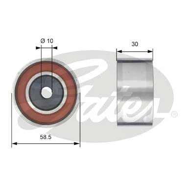 

Опорный ролик ДВС GATES T42202