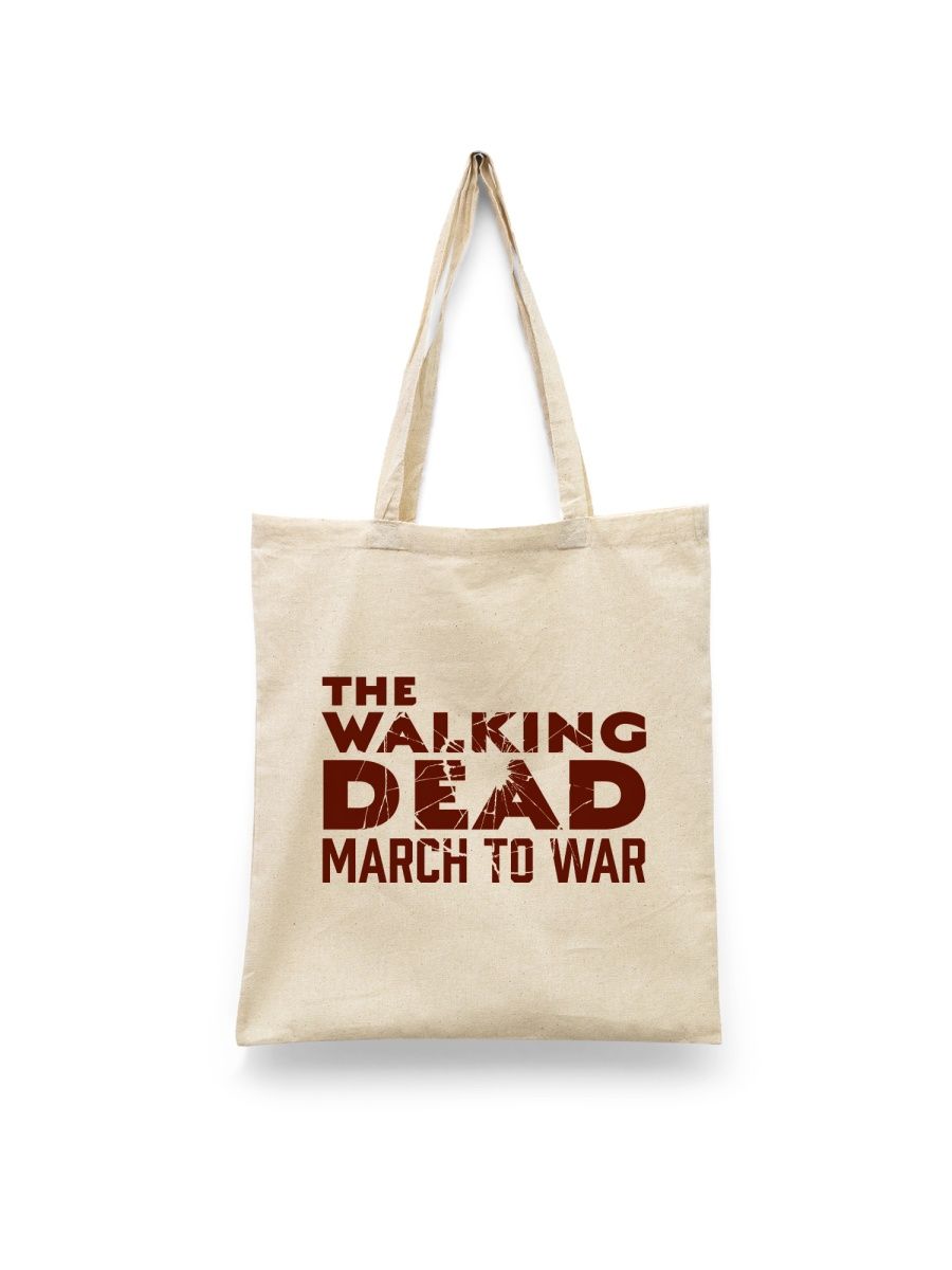 

Шоппер унисекс Каждому Своё Ходячие мертвецы/The Walking Dead SRHM7, белый, Ходячие мертвецы/The Walking Dead SRHM7