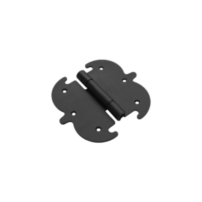 Петля фигурная Домарт, 130x140 мм, черная, 1 шт.