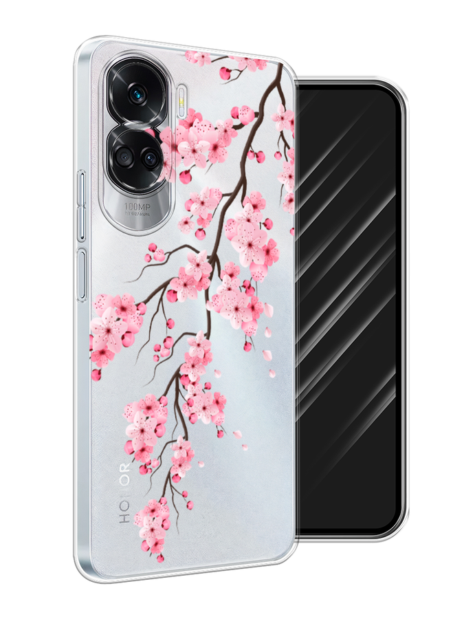 

Чехол Awog на Honor 90 Lite "Розовая сакура", Розовый;белый;коричневый, 6122350-1