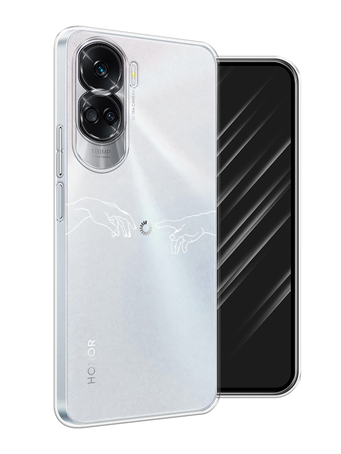 

Чехол Awog на Honor 90 Lite "Загрузка творения", Белый;серый;прозрачный, 6122350-1