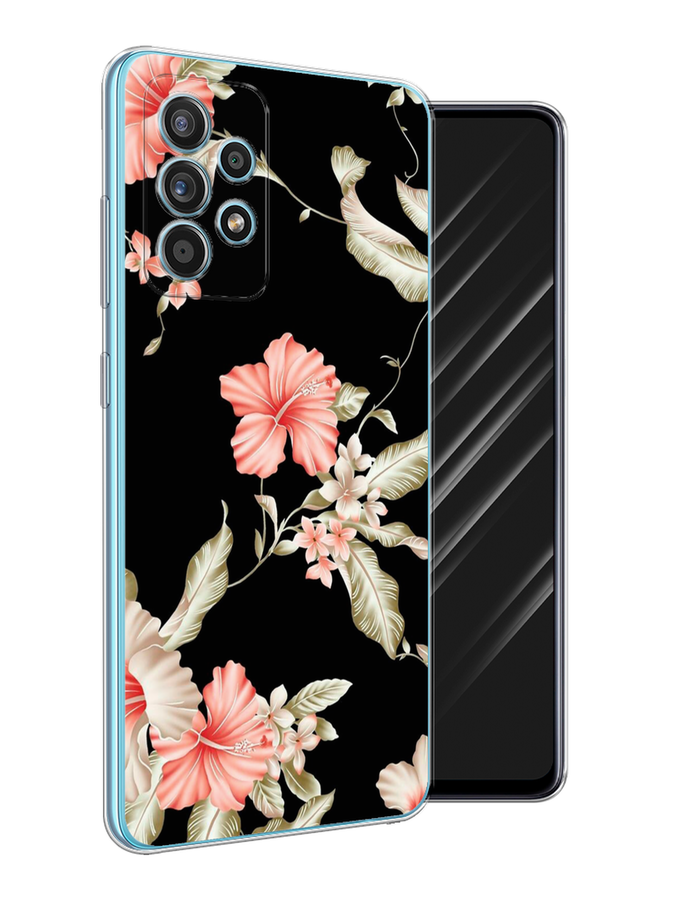 

Чехол Awog на Samsung Galaxy A52 / Самсунг A52 "Цветы на черном", Разноцветный, 2102450-8