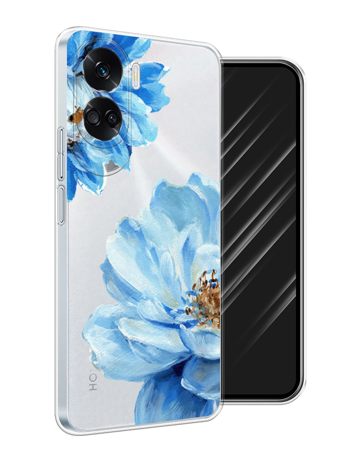 

Чехол Awog на Honor 90 Lite "Голубые клематисы", Голубой, 6122350-1