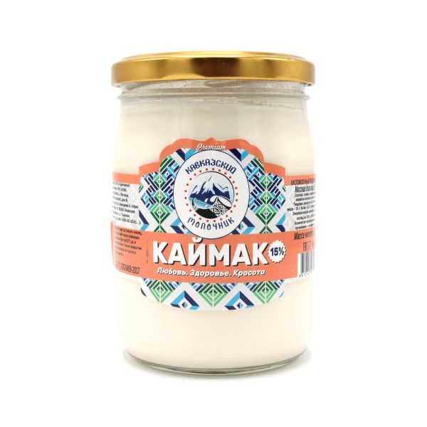 

Каймак Кавказский молочник 15% 450 г