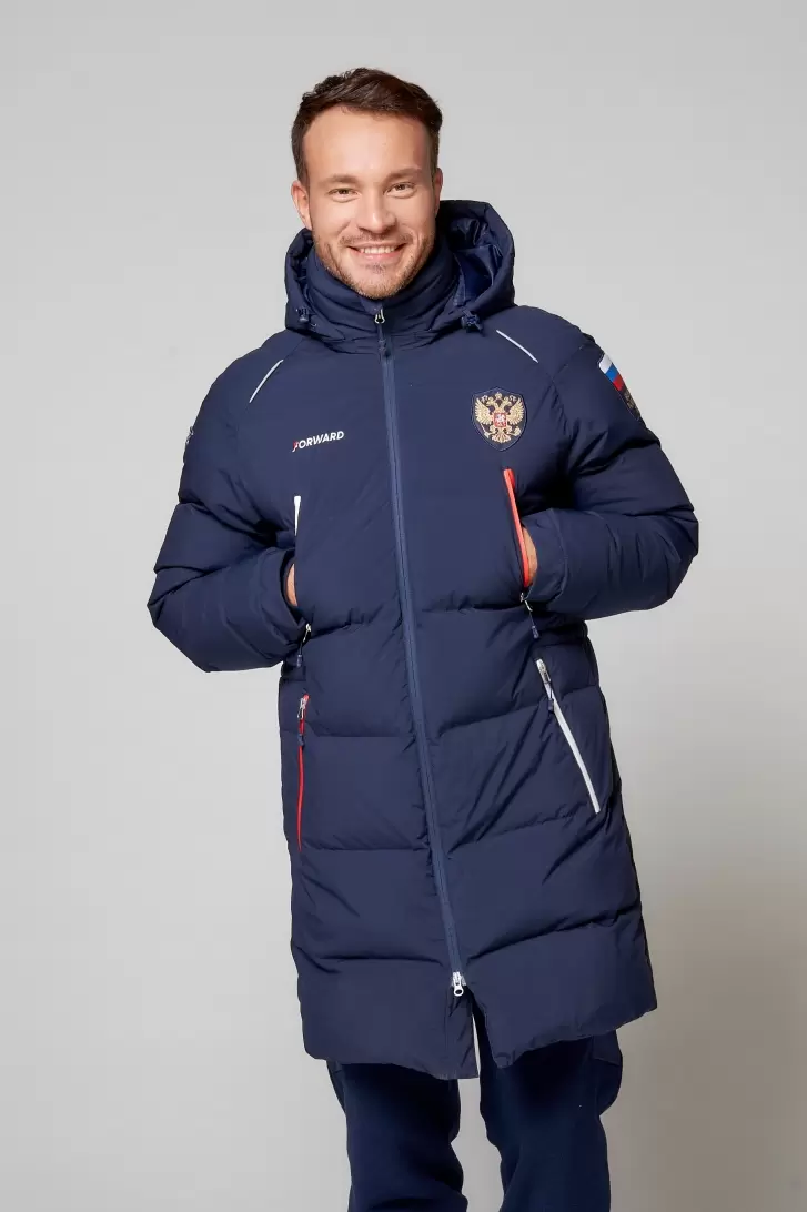 

Пуховик мужской Forward m08131g-ff202 синий 3XL, m08131g-ff202