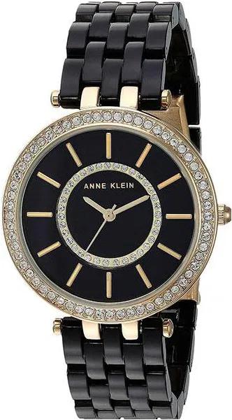 фото Наручные часы женские anne klein 2620bkgb