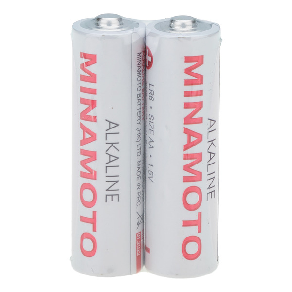 Батарейка MINAMOTO Alkaline 15 В AA LR6 2 штуки в SR 144₽