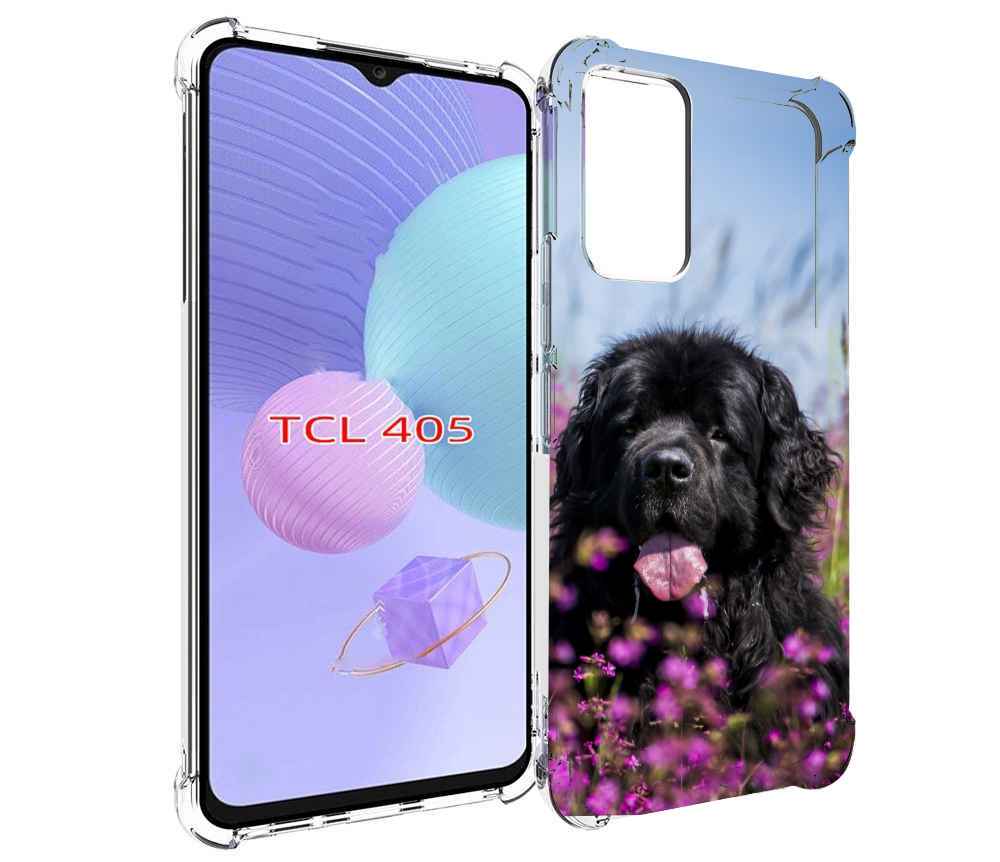 

Чехол MyPads ньюфаундлед для TCL 405, Tocco