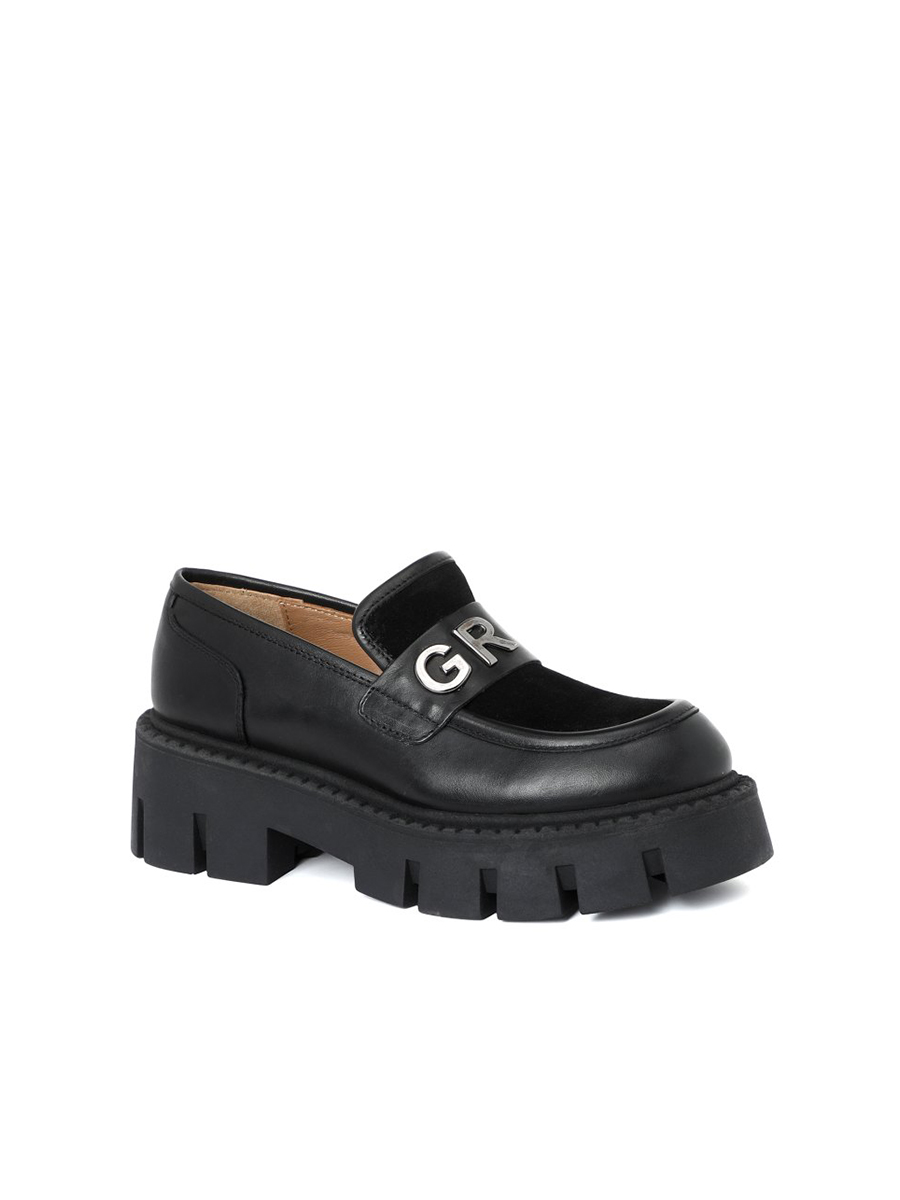 

Лоферы женские GIANNI RENZI GR976 черные 37 EU, Черный, GR976