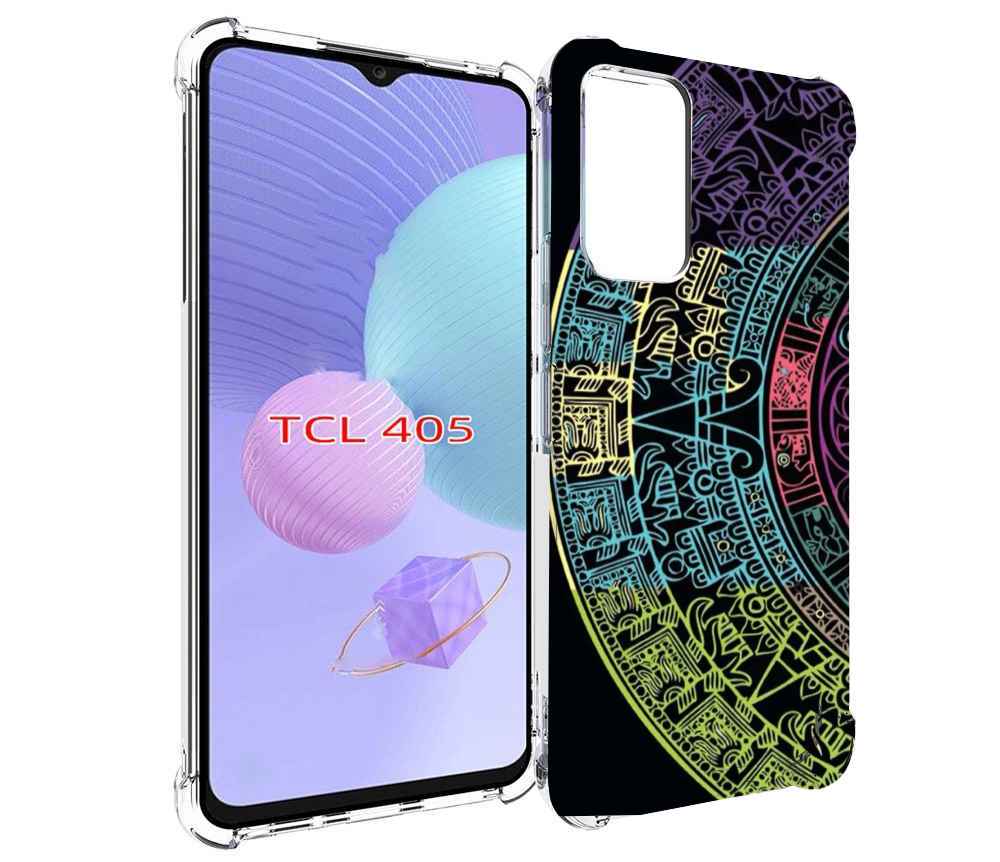 

Чехол MyPads орнамент полукруга для TCL 405, Tocco