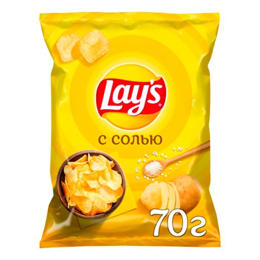 Чипсы картофельные Lay's Соль 70 г