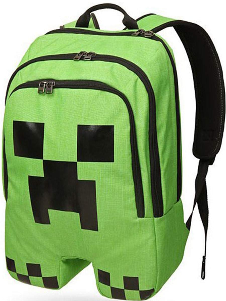 Рюкзак Майнкрафт Крипер Minecraft зеленый 29х12х44 см 15,5 л рюкзак starfriend майнкрафт крипер minecraft зеленый 30х13х40 см 15 5 л