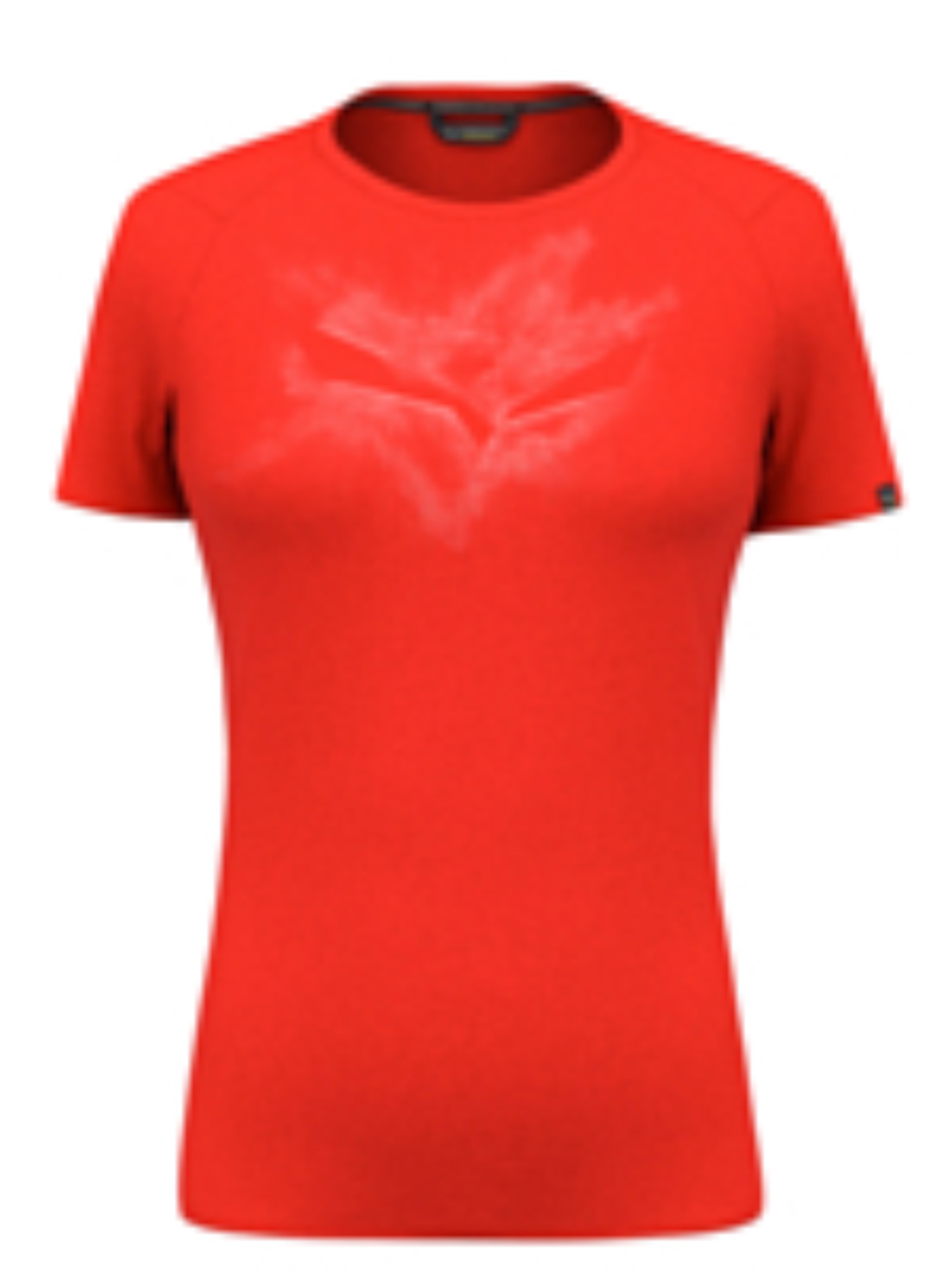 Футболка женская Salewa Pure Chalk Dry W T-Shirt красная 36