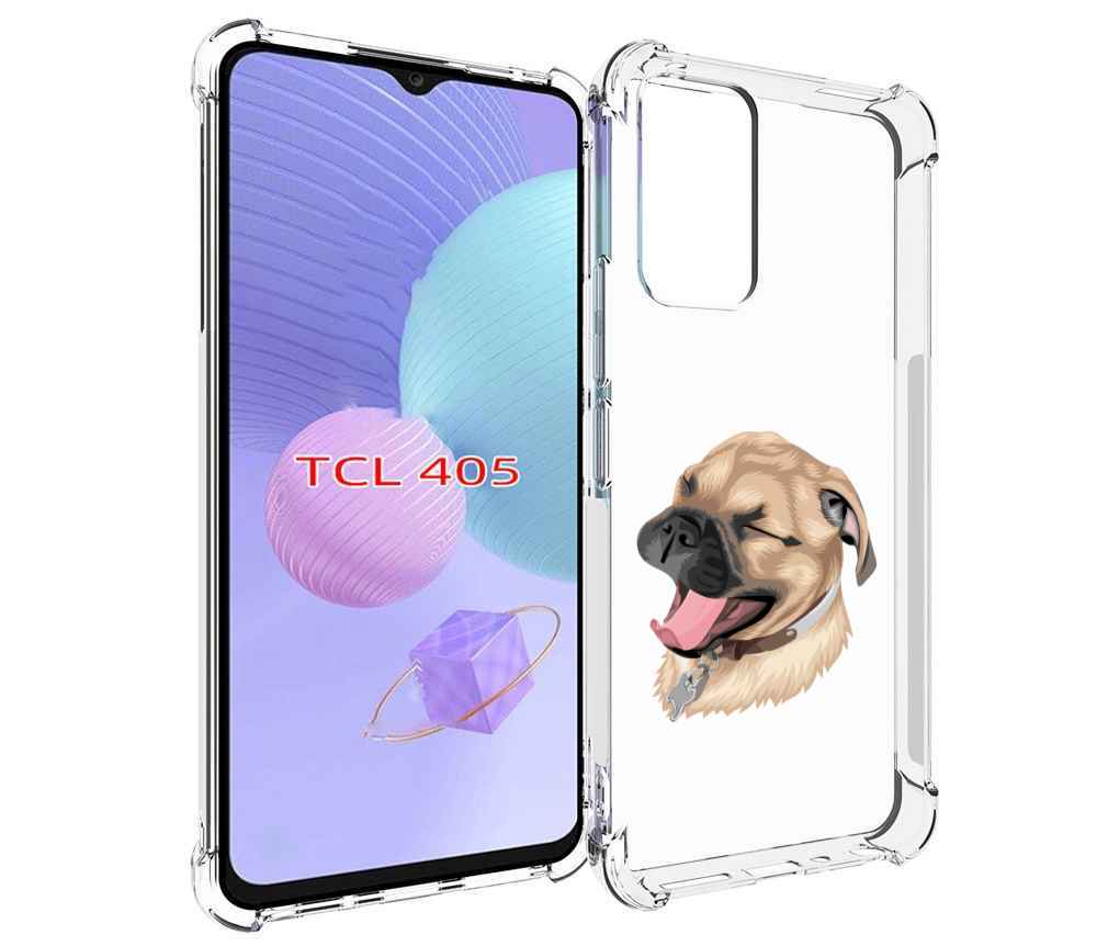 

Чехол MyPads очень-довольная-собака для TCL 405, Tocco