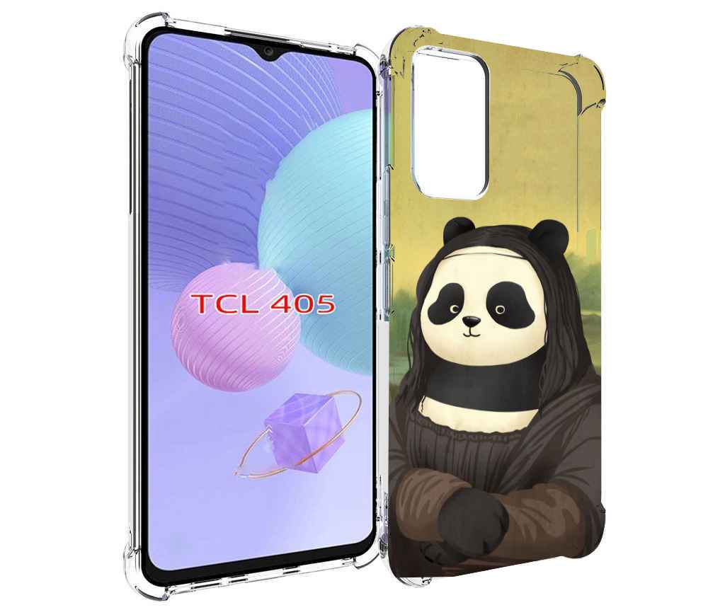 

Чехол MyPads панда монализа для TCL 405, Tocco