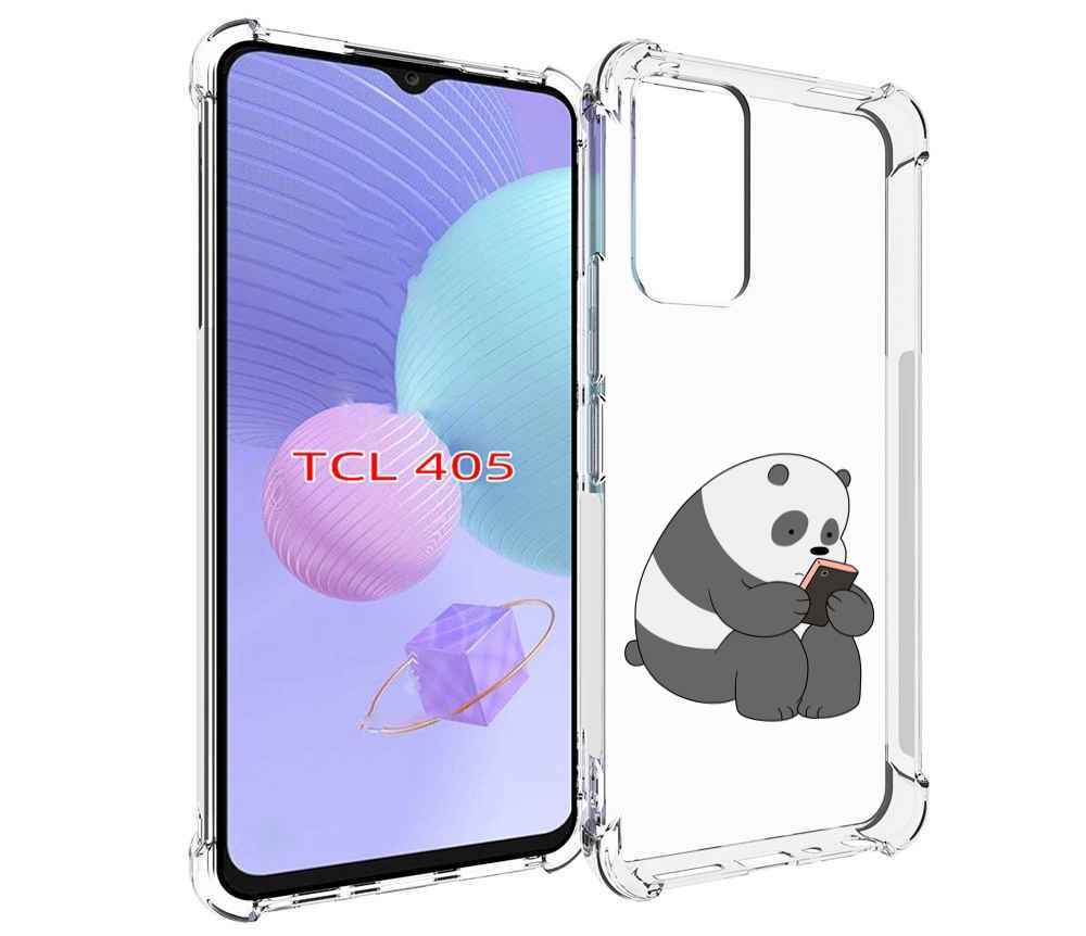 

Чехол MyPads панда-в-телефоне для TCL 405, Tocco