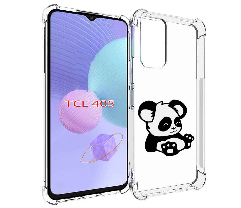 

Чехол MyPads панда-детеныш детский для TCL 405, Tocco