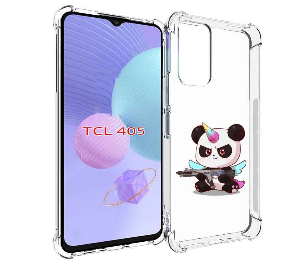 

Чехол MyPads панда-единорог детский для TCL 405, Tocco