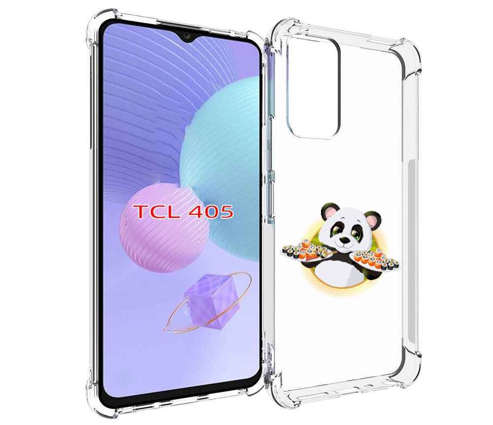 

Чехол MyPads панда-с-суши для TCL 405, Tocco
