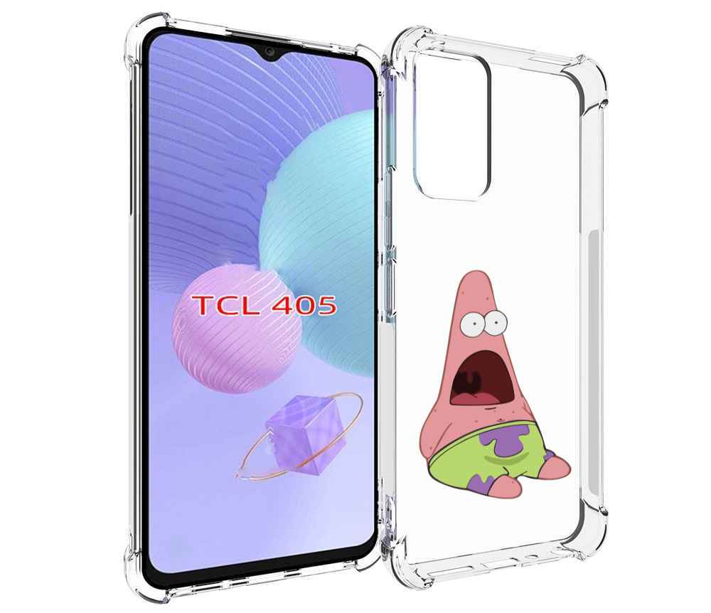 

Чехол MyPads патрик-в-шоке детский для TCL 405, Tocco
