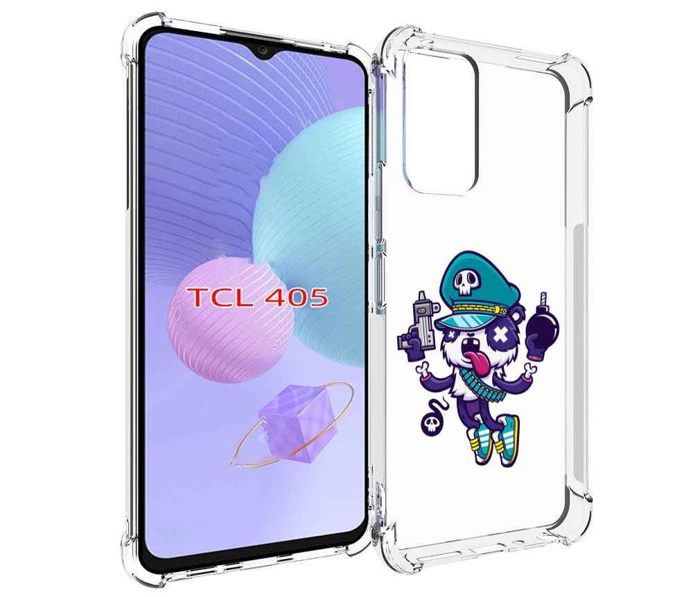 

Чехол MyPads персонаж с пистолетом и бомбочкой для TCL 405, Tocco