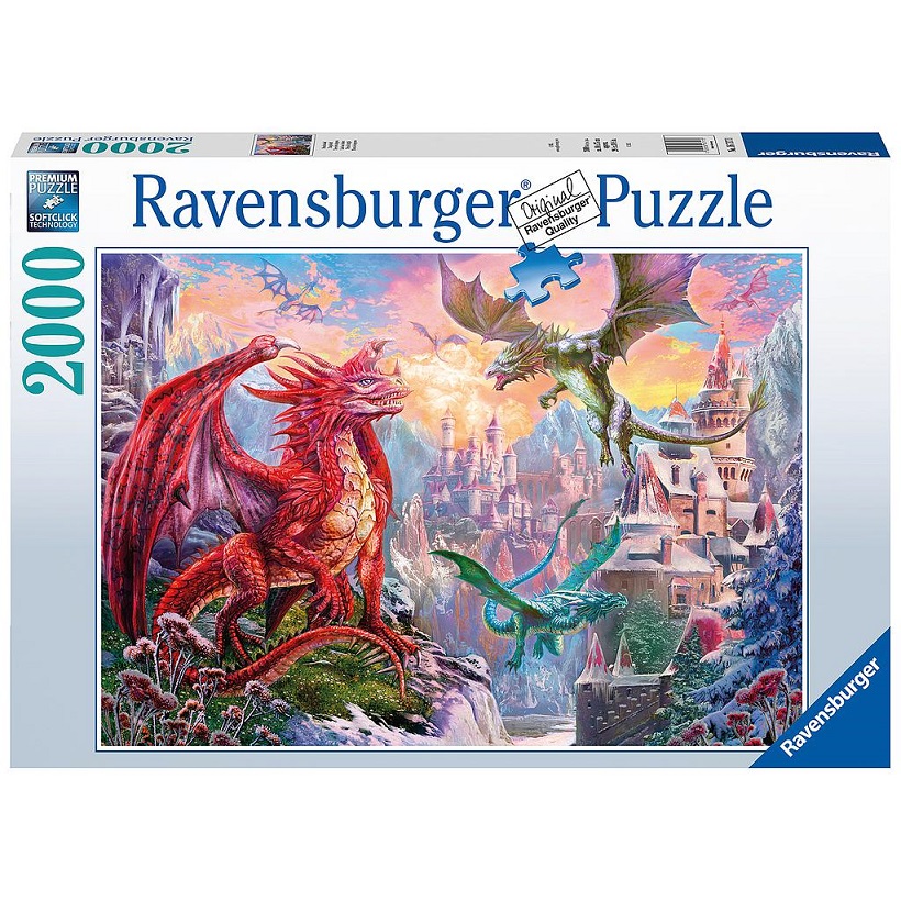 фото Пазл ravensburger 2000 страна драконов, 16717