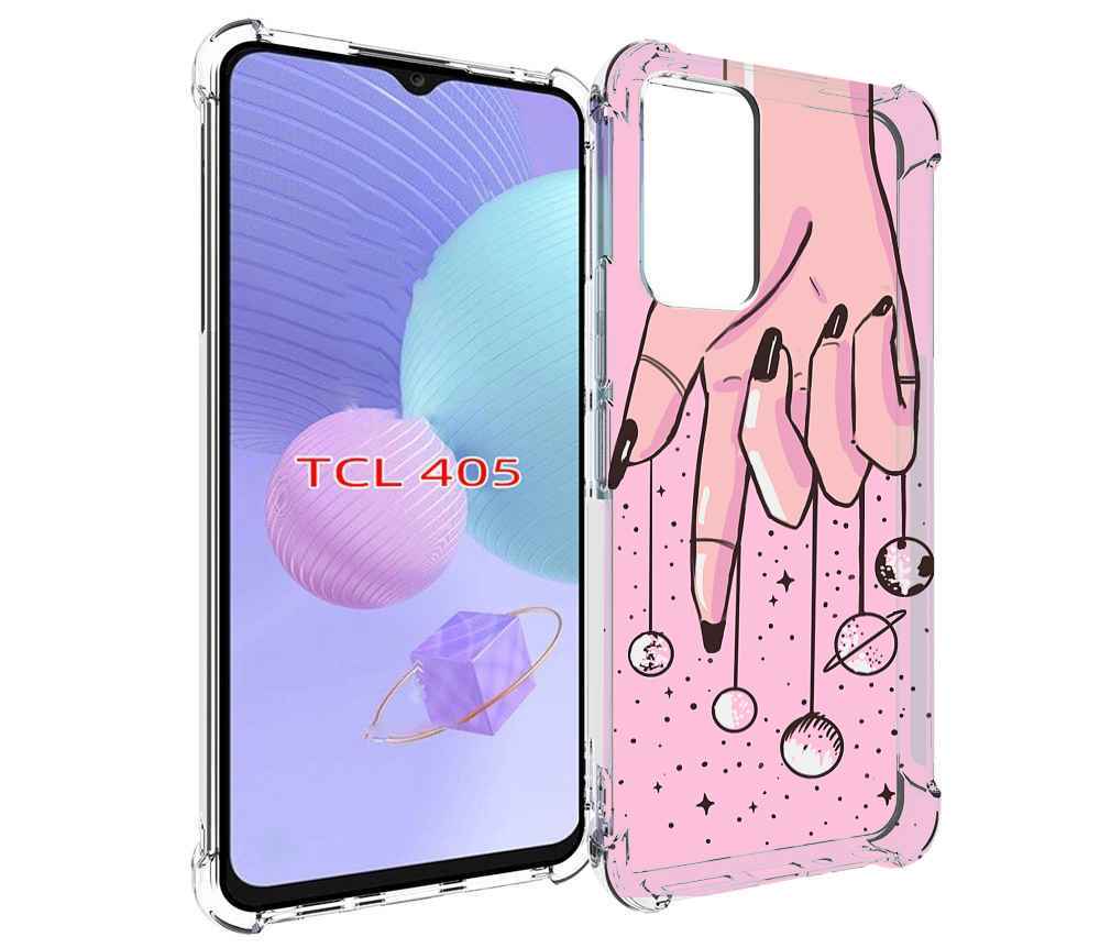 

Чехол MyPads планеты-на-пальцах для TCL 405, Tocco