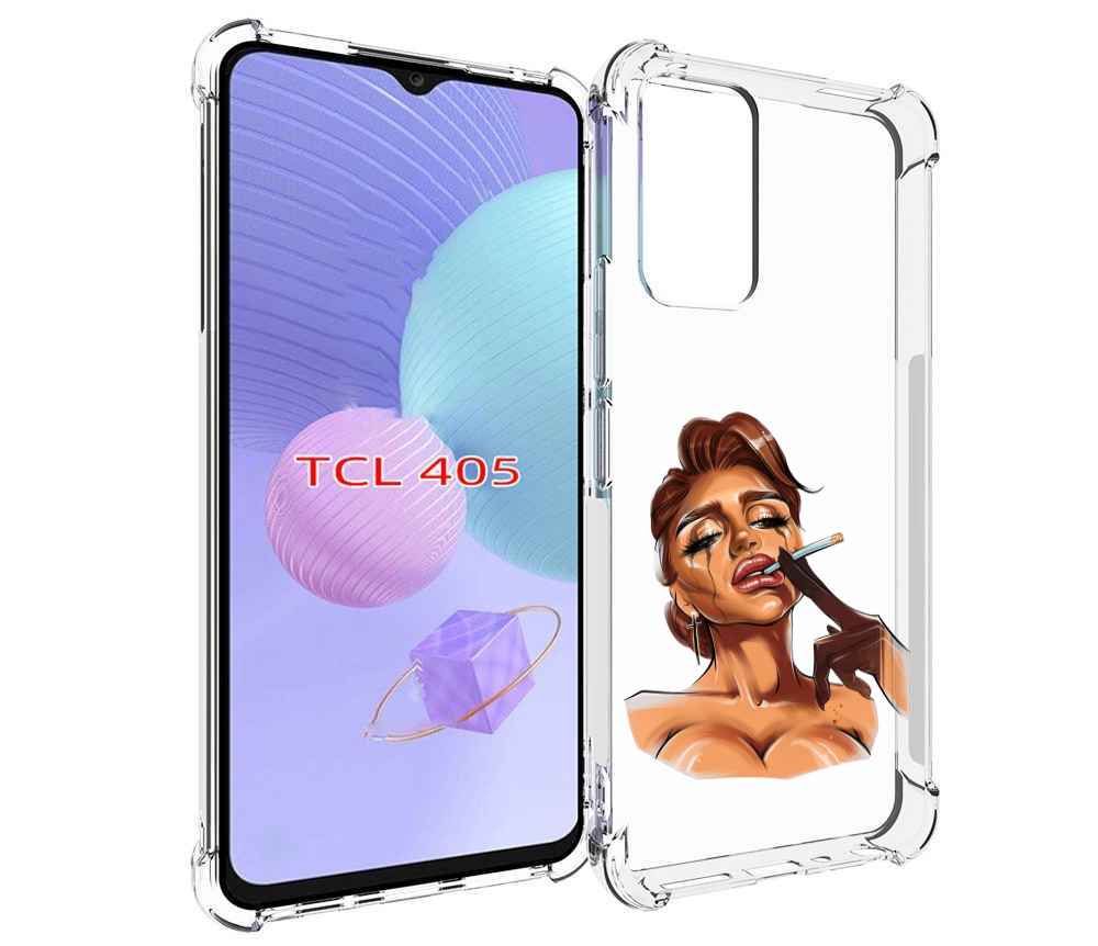 

Чехол MyPads плачущая-девушка-с-сигаретой женский для TCL 405, Tocco
