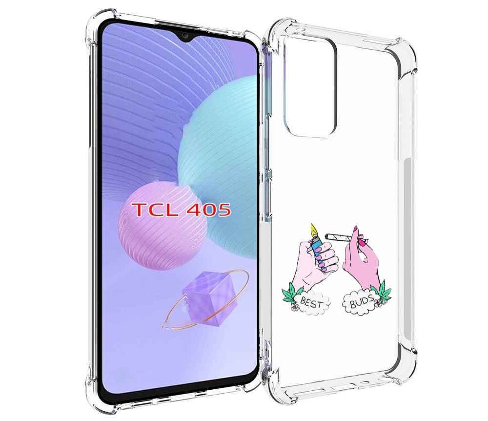 

Чехол MyPads плохие руки женский для TCL 405, Tocco
