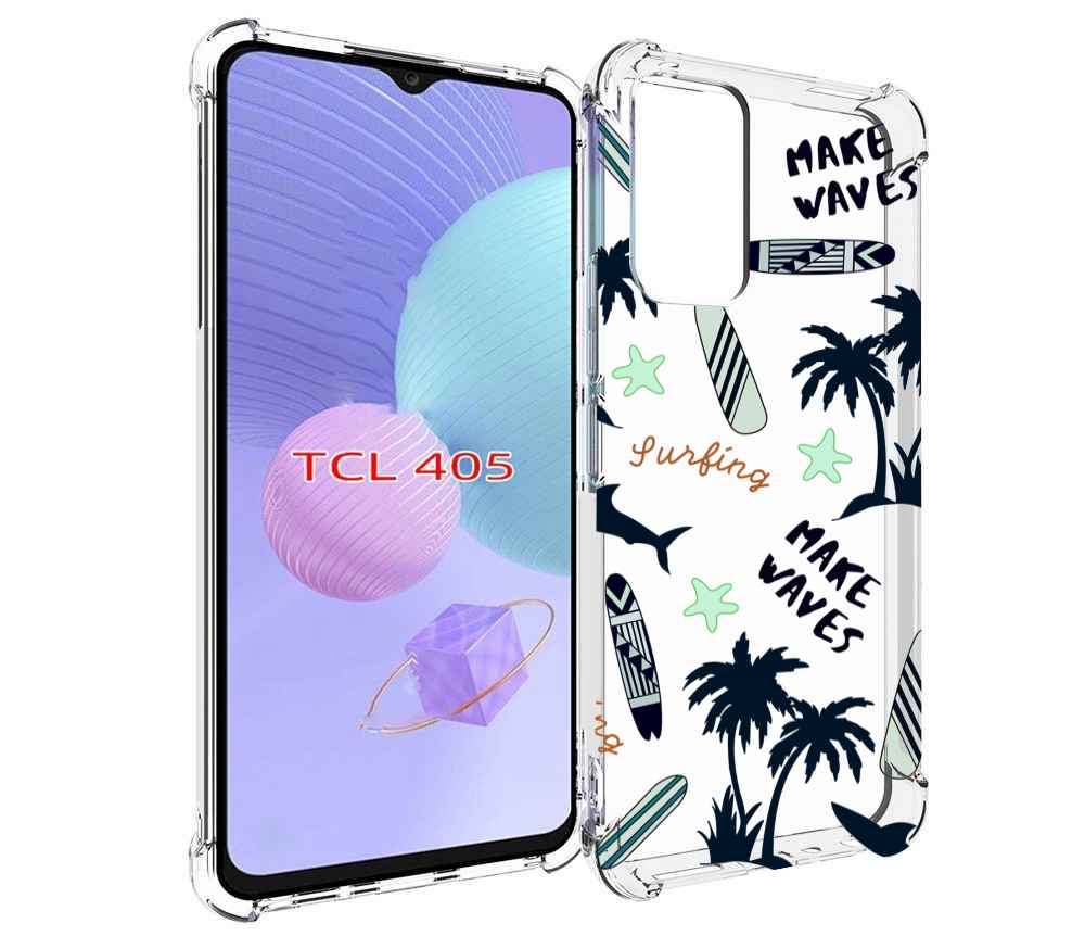 

Чехол MyPads пляжная-тематика для TCL 405, Tocco