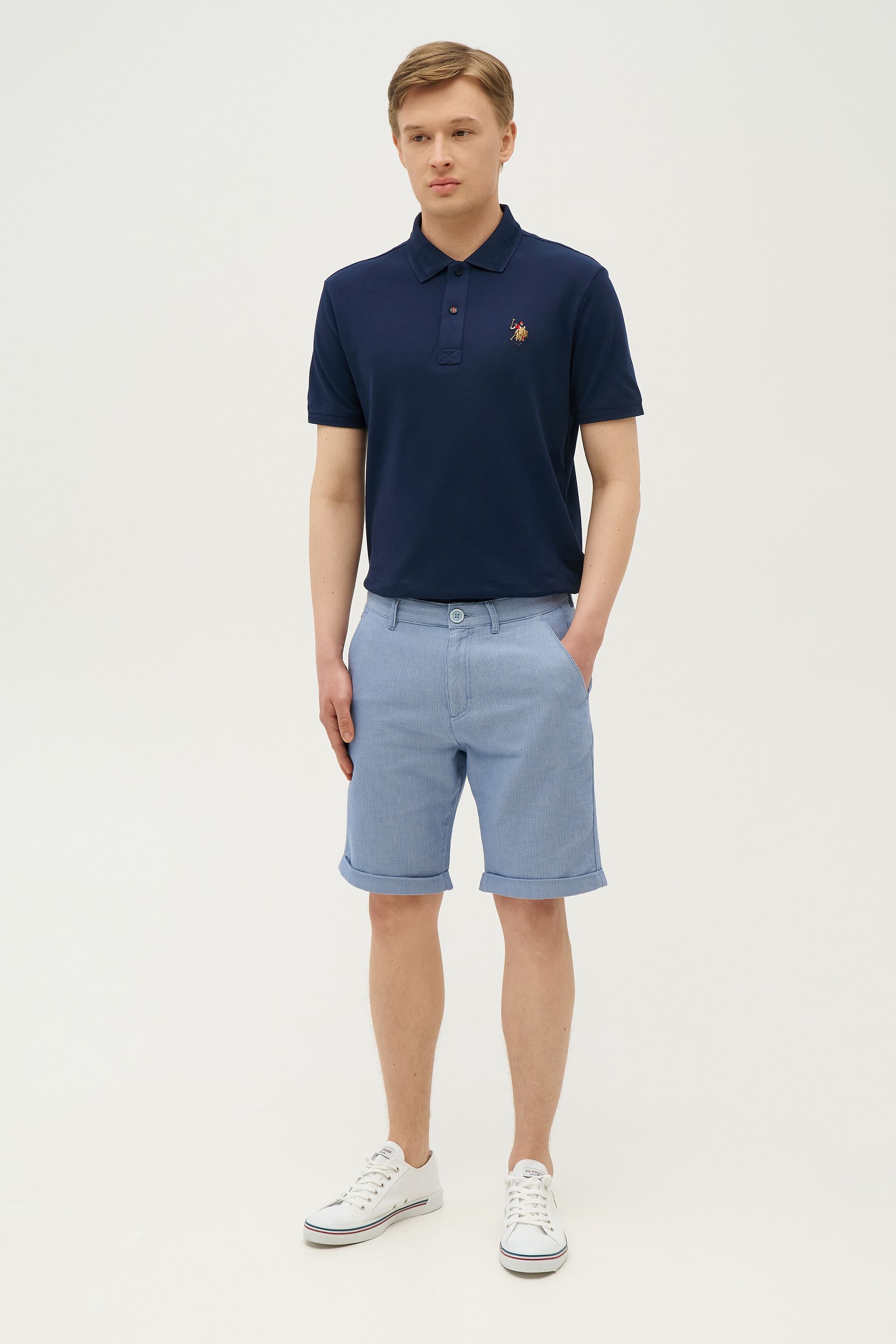 

Шорты мужские US Polo Assn G081SZ0310ZENER синие 32, Синий, G081SZ0310ZENER