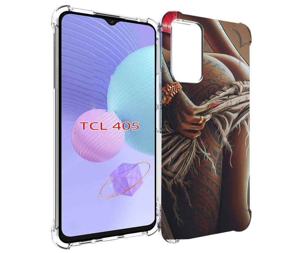

Чехол MyPads полуголая девушка фотография женский для TCL 405, Tocco