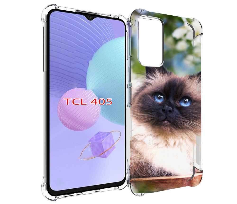 Чехол MyPads порода кошка Бирман для TCL 405