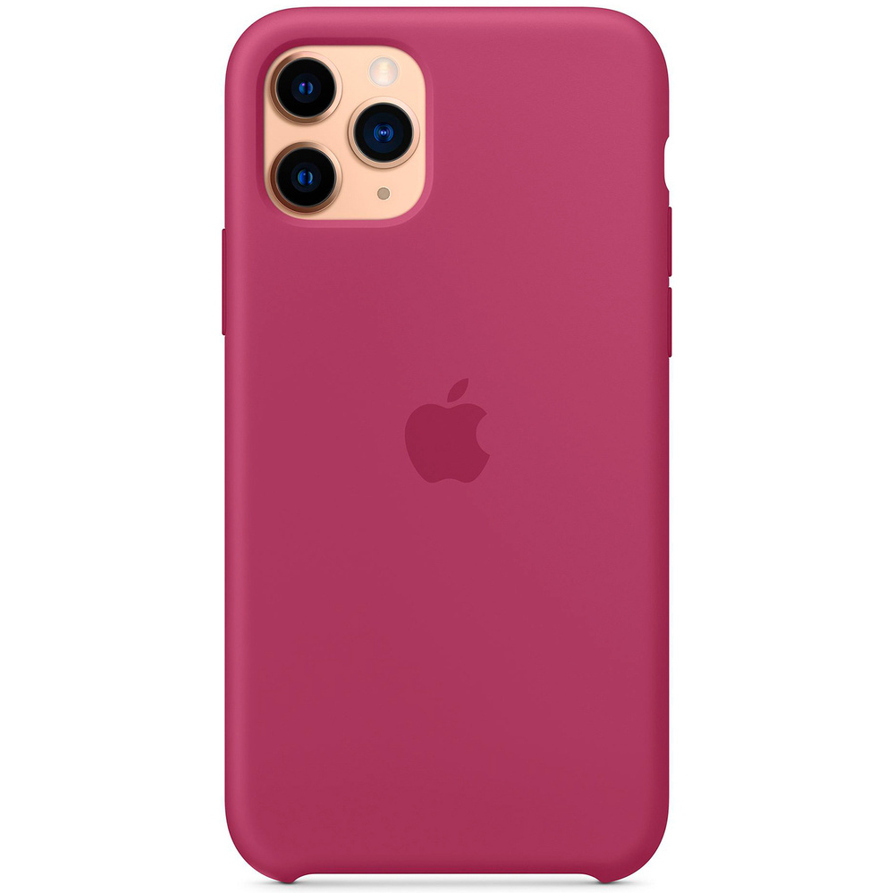 

Чехол для Apple iPhone 11 Pro Max Silicone Case (Бордовый), Красный