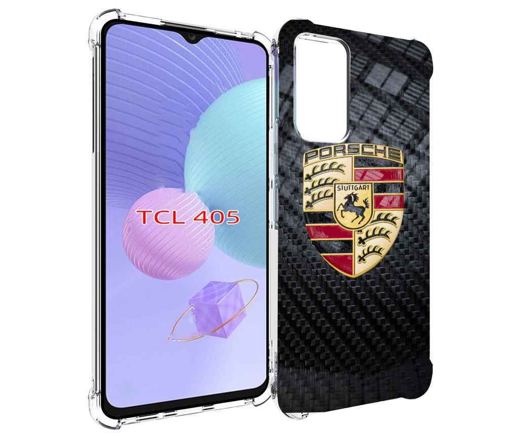

Чехол MyPads порше porsche 3 мужской для TCL 405, Tocco