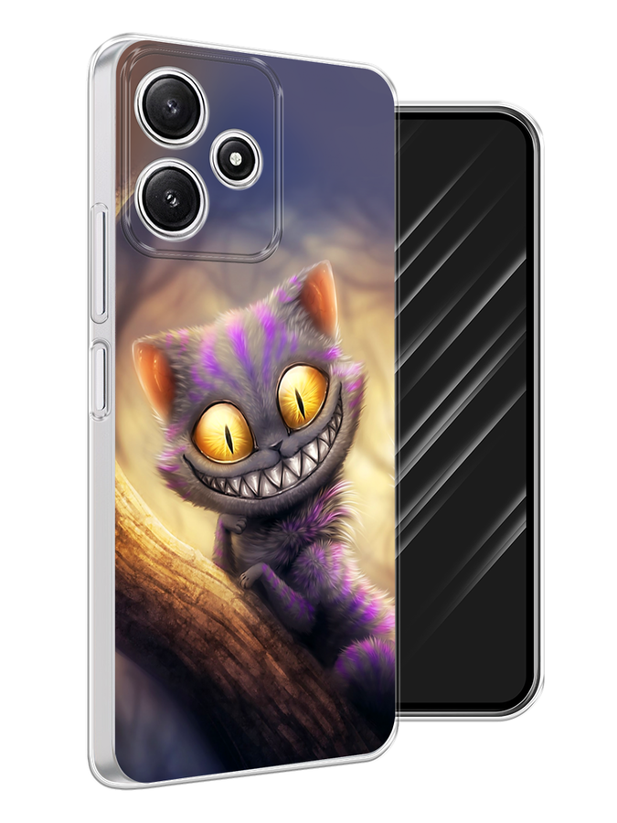 

Чехол Awog на Xiaomi Redmi 12 5G/Redmi 12R "Cheshire Cat", Фиолетовый;желтый, 319550-1