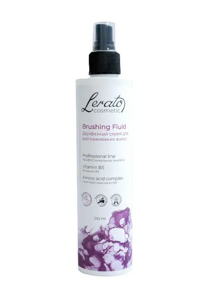Двухфазный спрей лёгкого расчёсывания поврежденных волос Lerato Cosmetic Brushing 250 мл