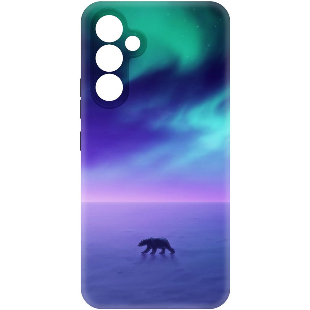 

Чехол-накладка Софт Северное Сияние для Samsung Galaxy A54 5G (A546), Черный
