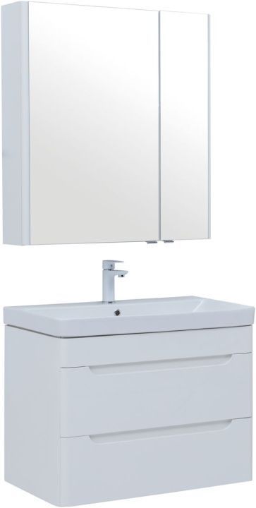 

Мебель для ванной Aquanet София 80 белый глянец (2 ящика)