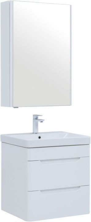 

Мебель для ванной Aquanet София 60 белый глянец (2 ящика)