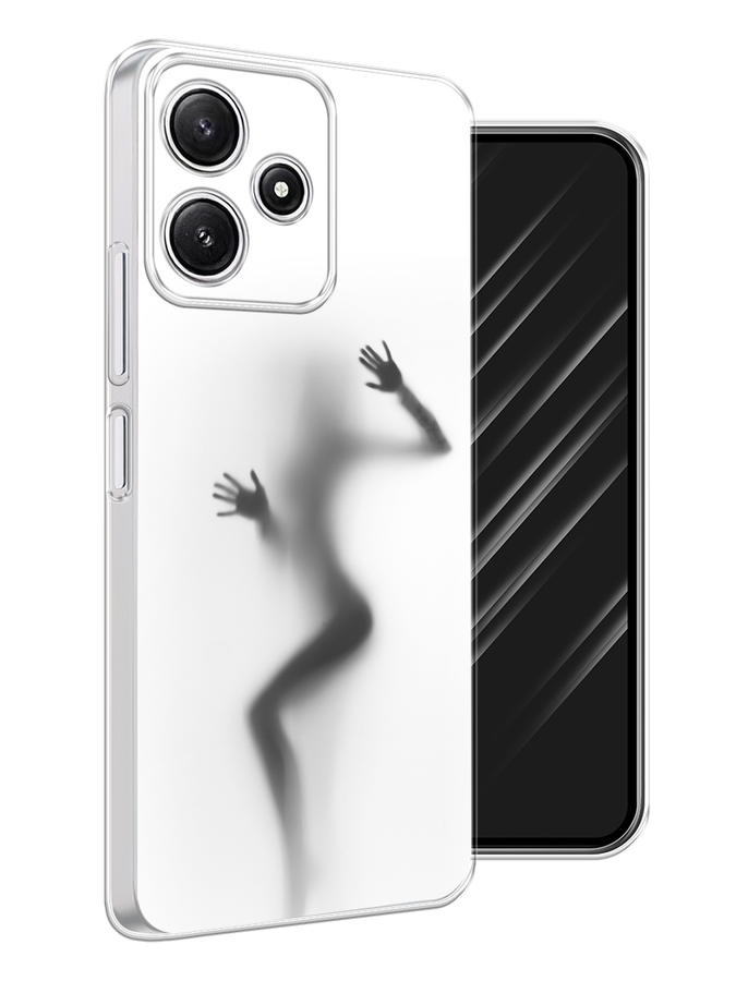 

Чехол Awog на Xiaomi Redmi 12 5G/Redmi 12R "Девушка в душе", Серый;белый;черный, 319550-1